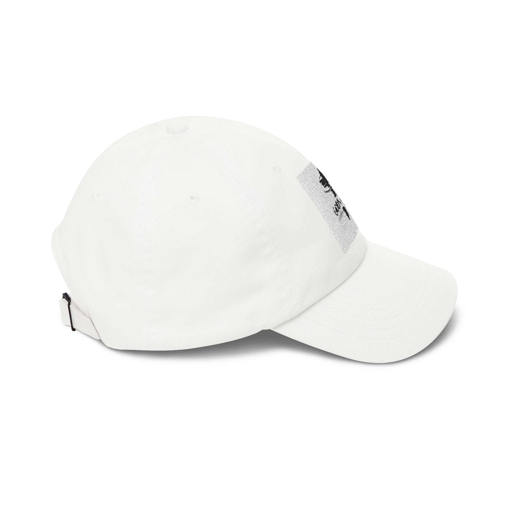 God’s Call Christian Dad Hat – Minimal Faith Cross Cap, Adjustable White Hat