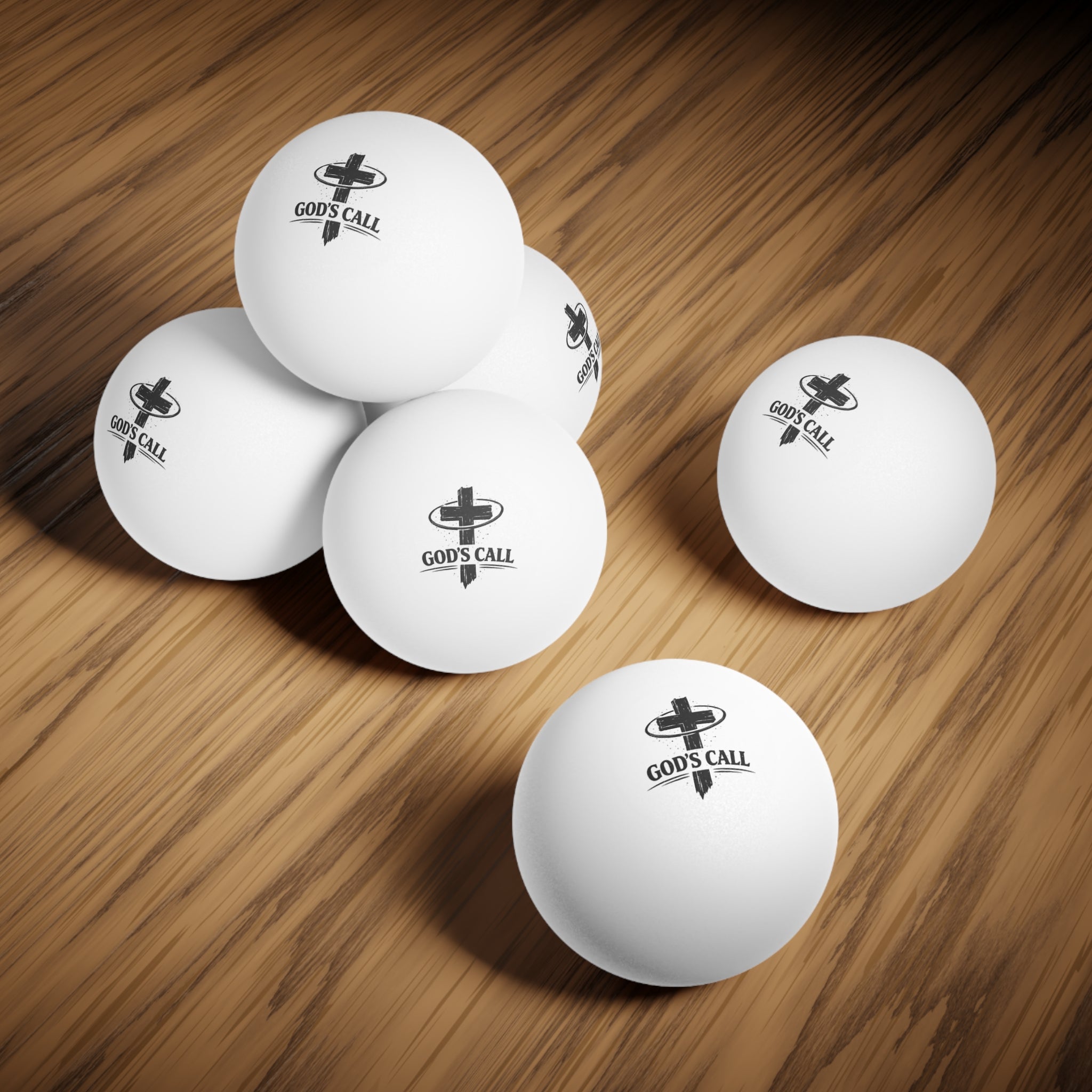 God’s Call Christian Ping Pong Ball – Inspirational Faith Table Tennis Ball "6pc"