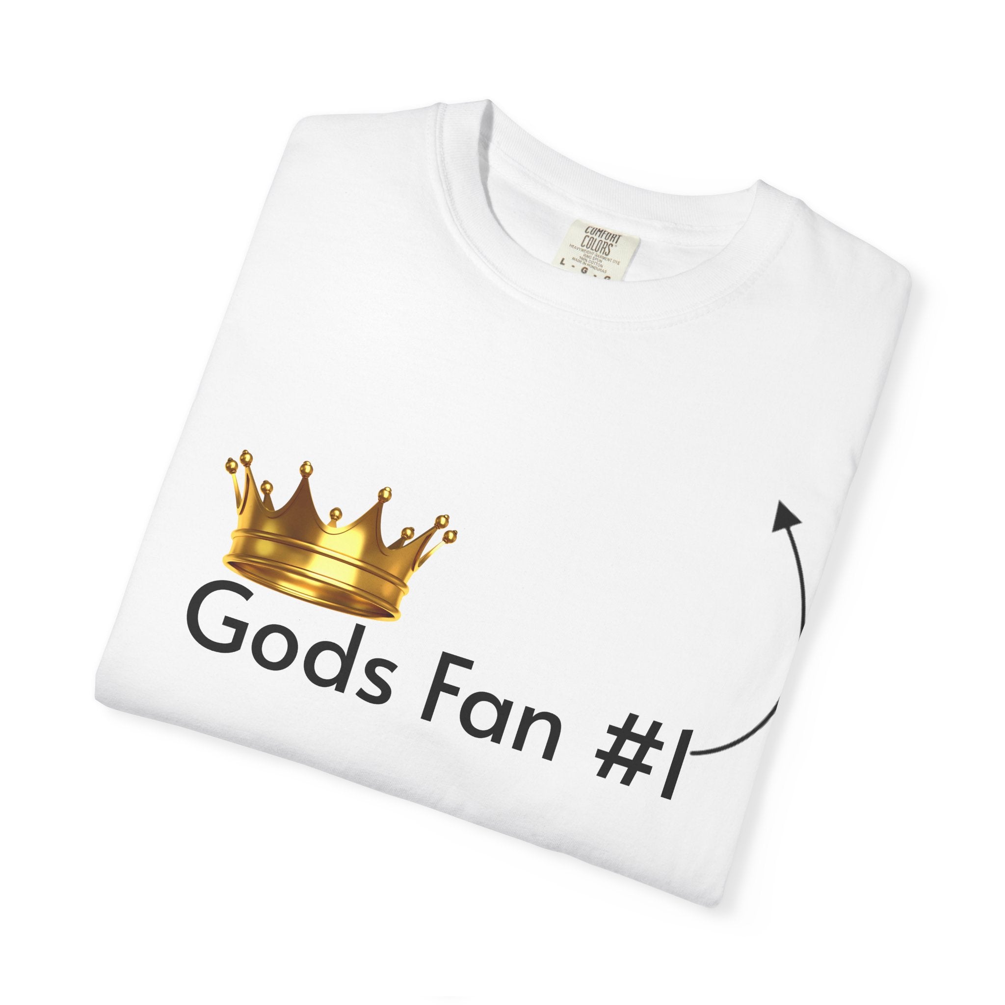 God’s Fan #1 Christian T-Shirt – Faith-Based Inspirational Tee