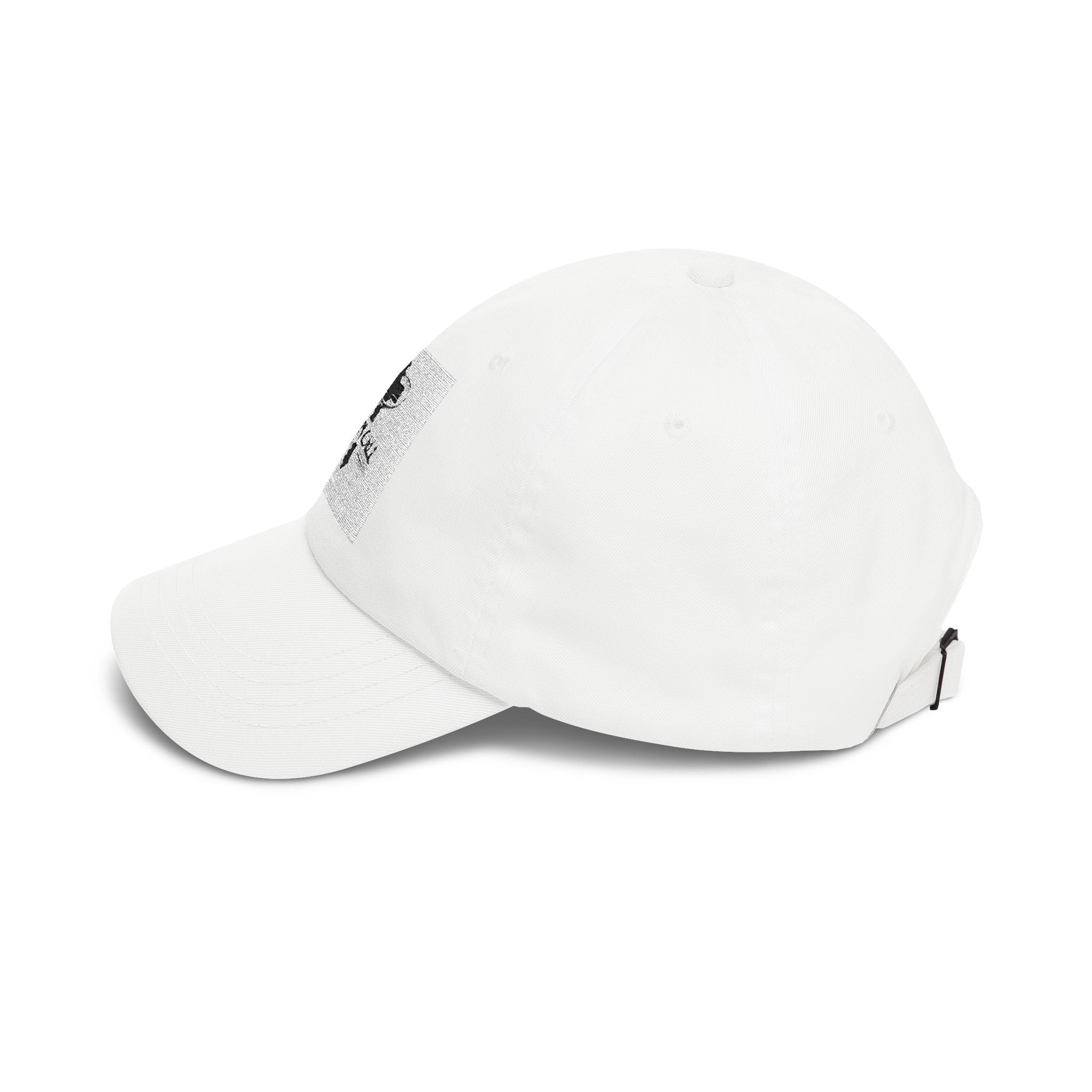 God’s Call Christian Dad Hat – Minimal Faith Cross Cap, Adjustable White Hat