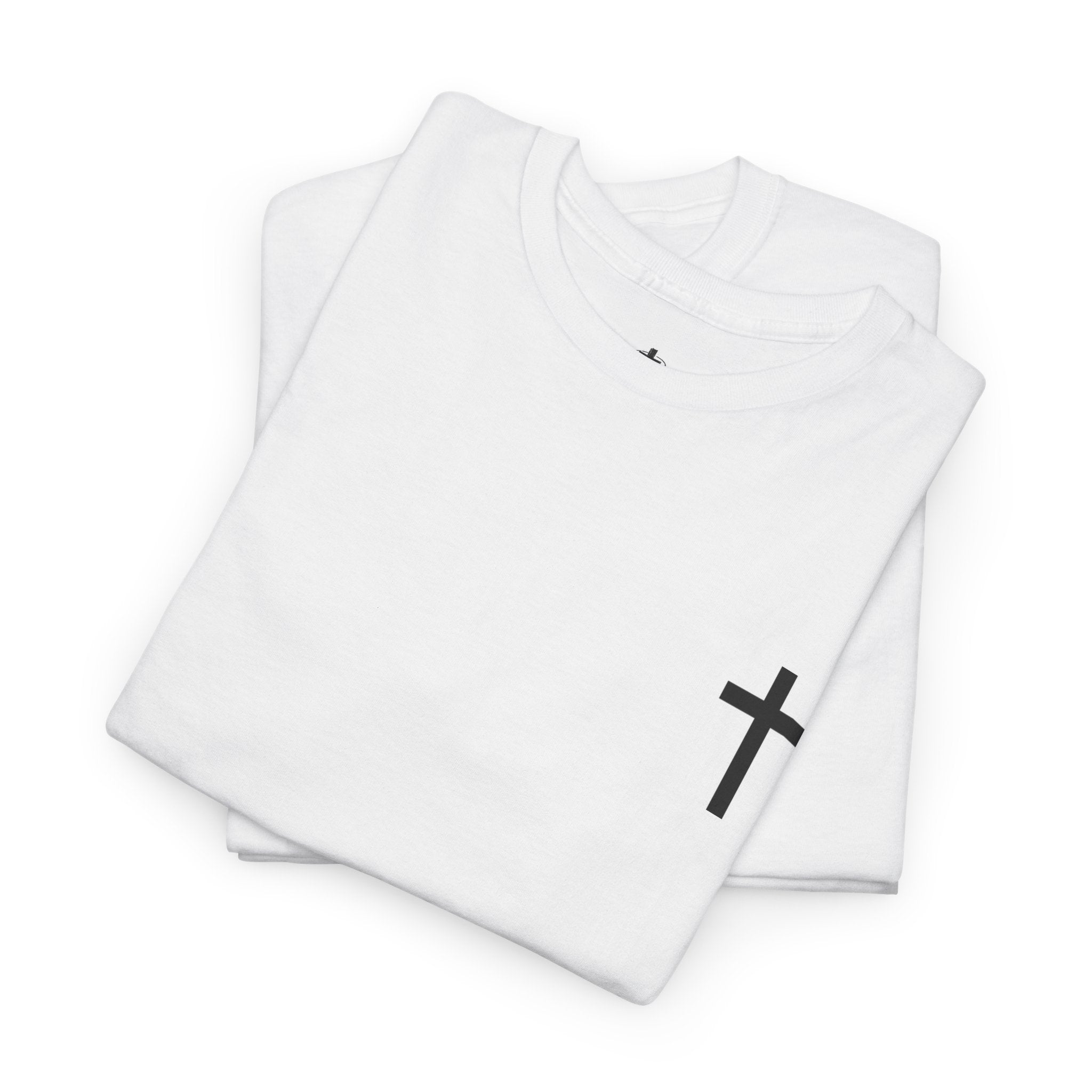 God’s Call Christian T-Shirt – Faith-Based Minimal Cross Tee | Inspirational Scripture Message