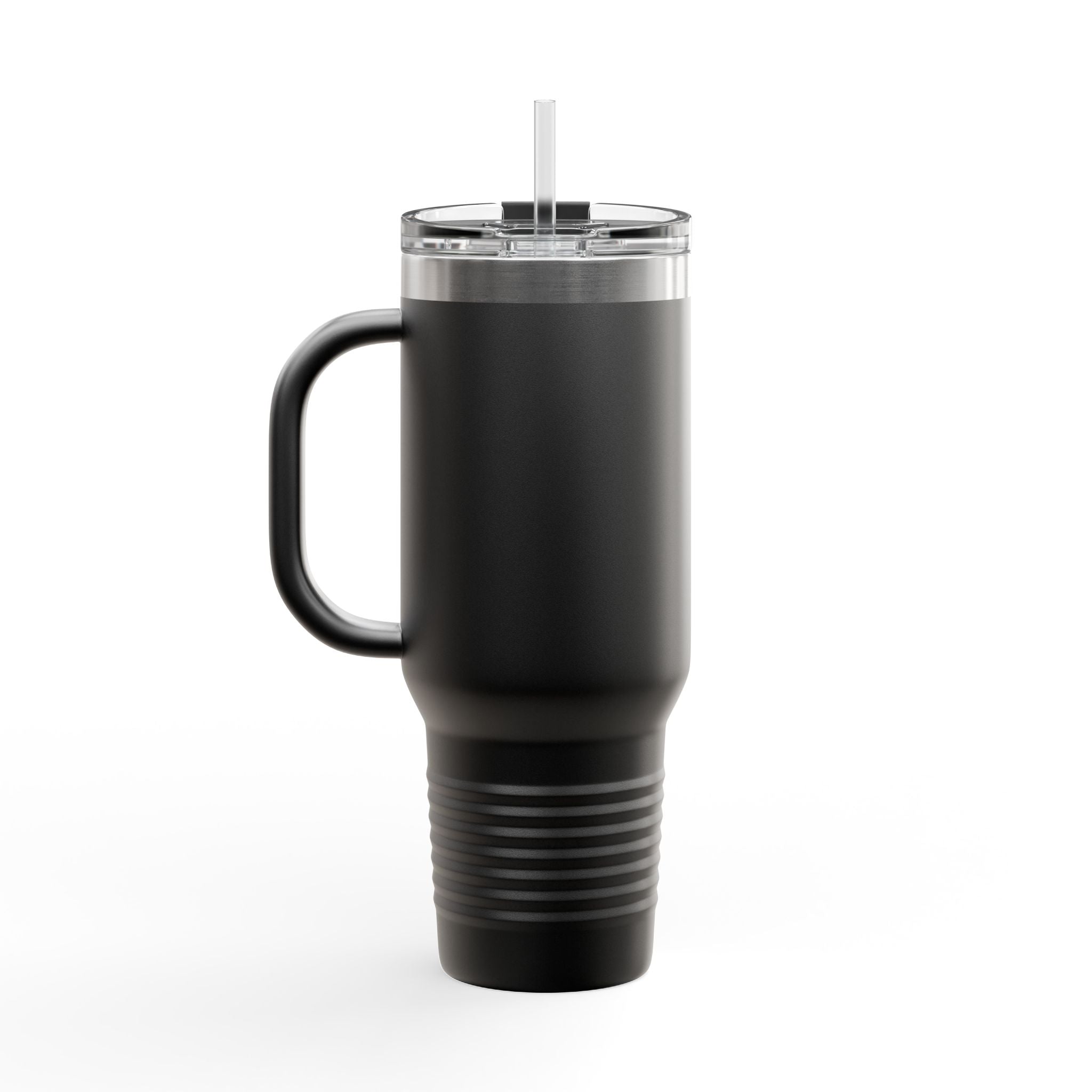 40oz Christian Cross Insulated Travel Mug with Handle & Straw – Faith-Based Stainless Steel Tumbler