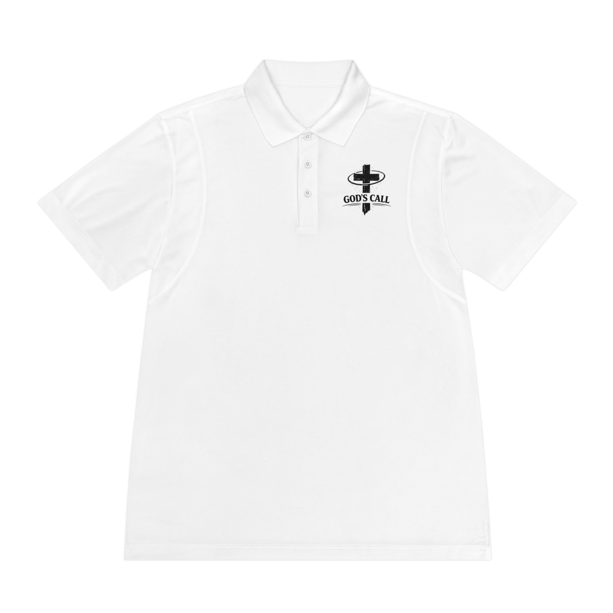 God’s Call Christian Apollos Polo Shirt – Faith-Inspired Cross Design | Premium Comfort