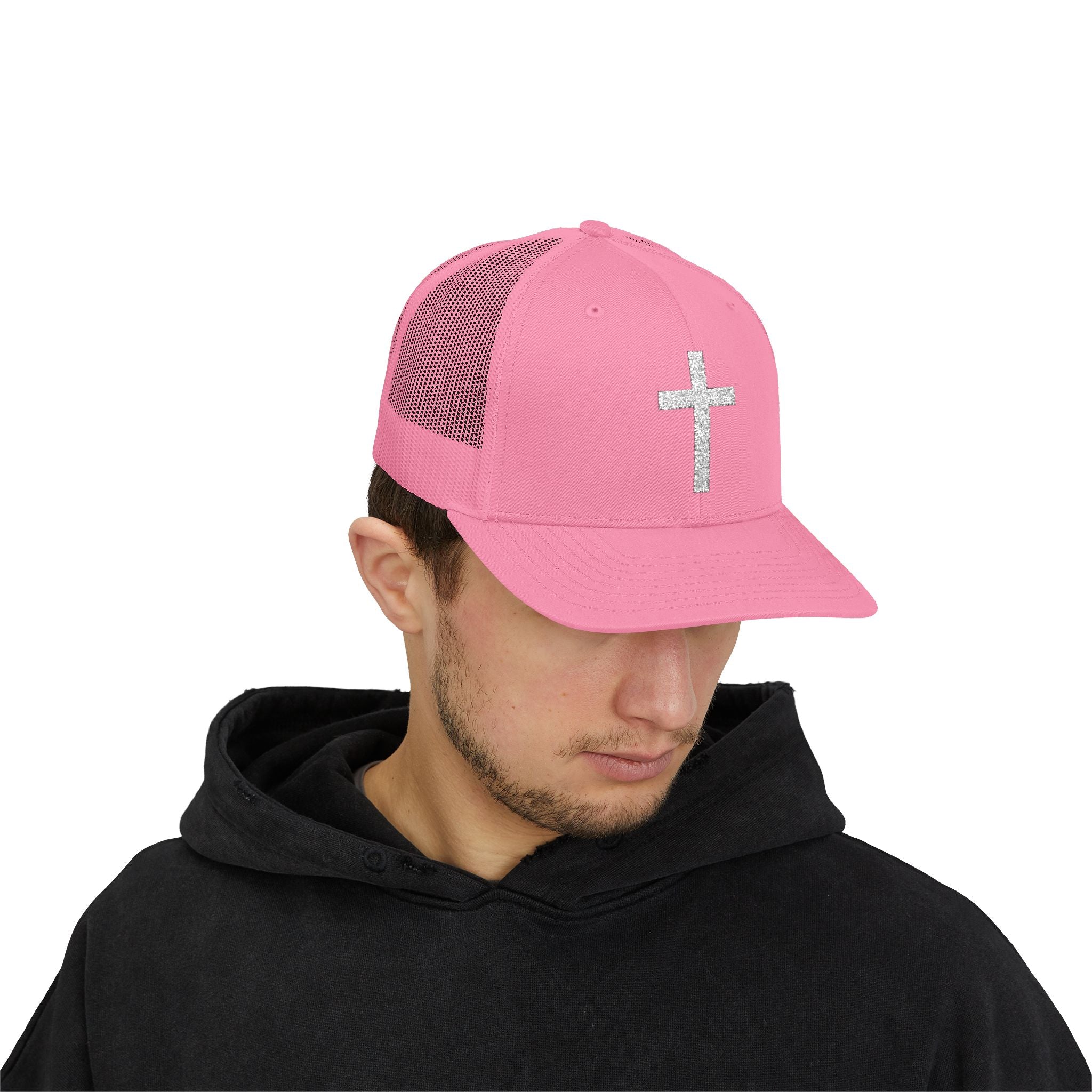 Minimal Cross Christian Hat – Faith-Based Snapback Cap