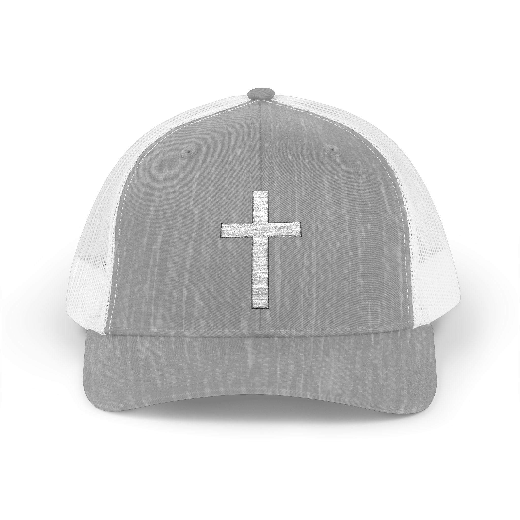 Minimal Cross Christian Hat – Faith-Based Snapback Cap
