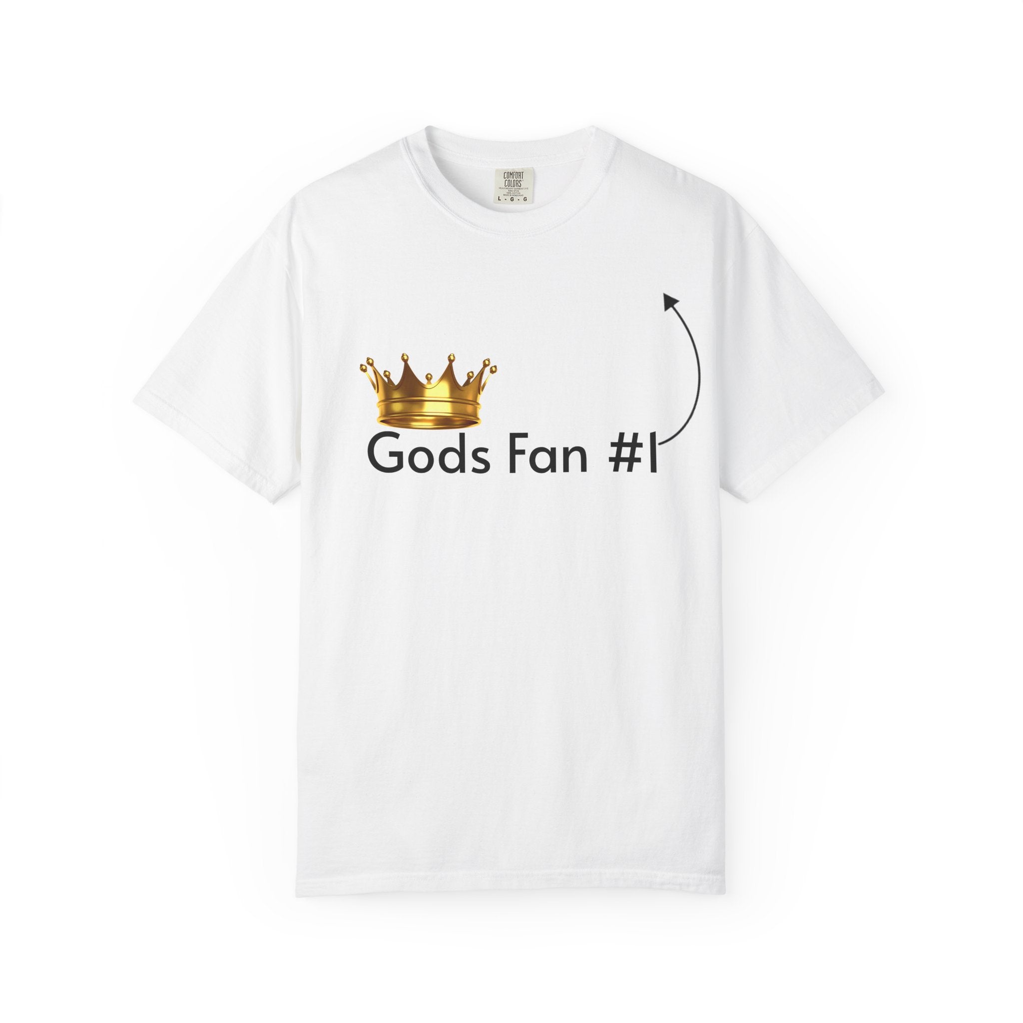 God’s Fan #1 Christian T-Shirt – Faith-Based Inspirational Tee