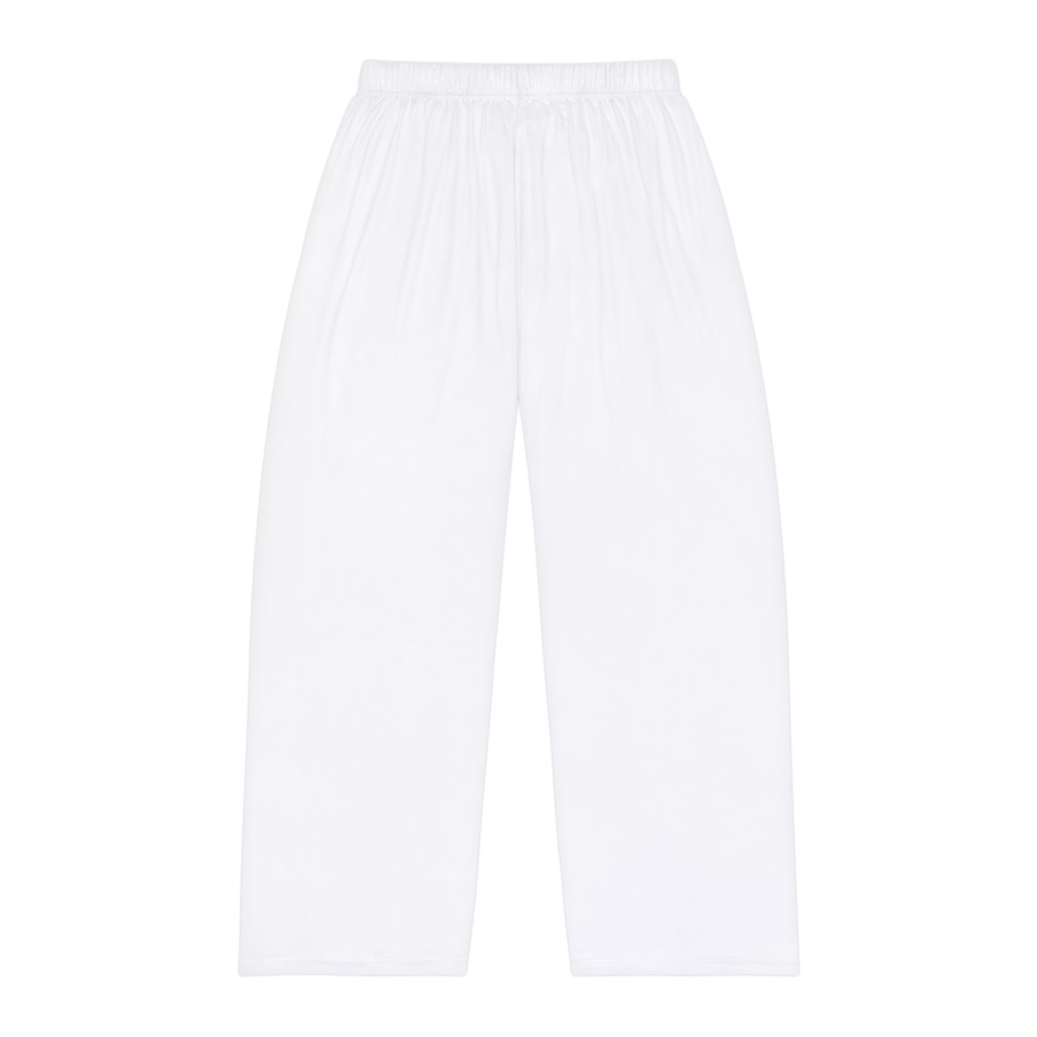 Men’s Christian Cross Lounge Pants – White Faith-Based Pajama Leggings