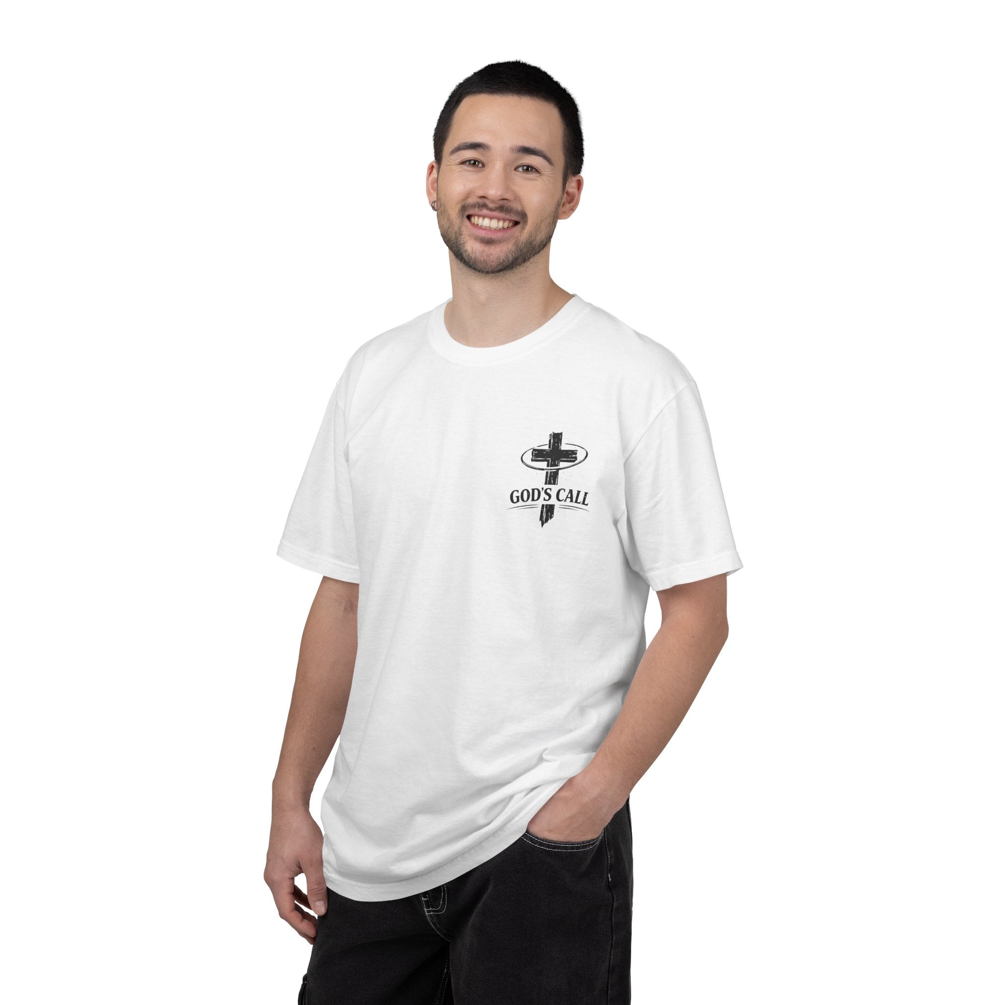 God’s Call – Jesus Is Good Christian T-Shirt (White)